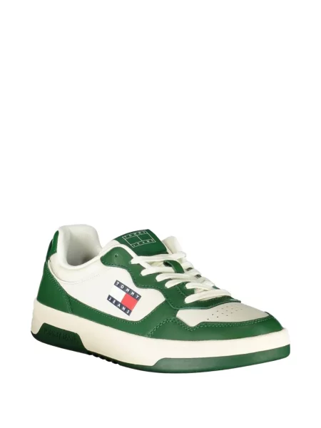 Sneakerși Tommy Hilfiger cu autograf verde