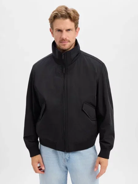 BOSS Orange kurtka bomberka Mężczyźni 48 czarny