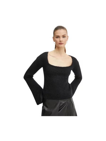 Pinko sweter wełniany czarny