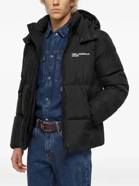 Дънково яке Karl Lagerfeld Jeans черно