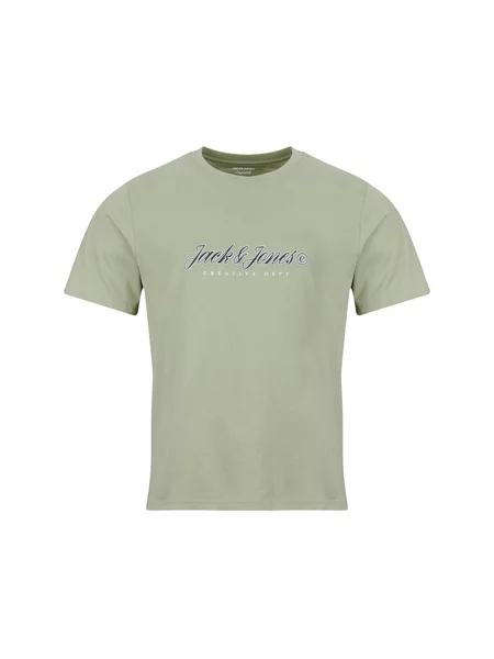 Majica Jack & Jones s kratkimi rokavi zelena