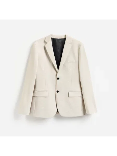 Reserved Blejzr slim fit béžová
