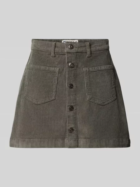 Spódnica mini sztruksowa z mieszanki bawełny model ‘AMAZING GLOBAL’ Only