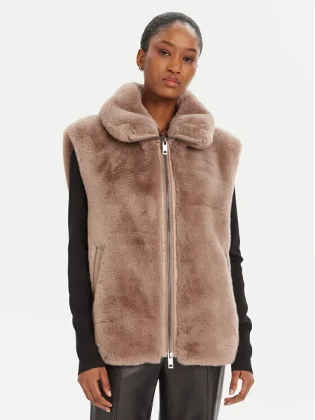 PINKO Vestă Deyn Gilet bej