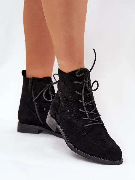 Šněrovací kotníkové boty S. Barski