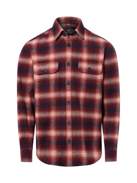Nils Sundström koszula typu overshirt Mężczyźni Regular Fit S czerwony
