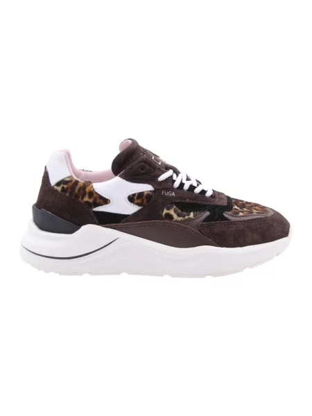Sneakersy D.a.t.e. brązowe