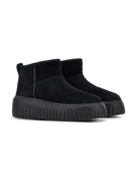 Buty do kostki Hogan skórzane czarne