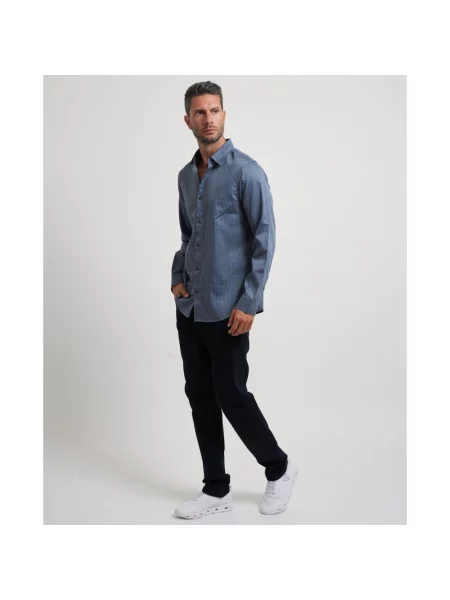 Armani Exchange koszula niebieska