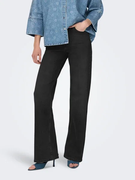 ONLY Kavbojke ONLHANNAH denim črn