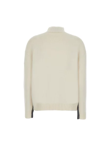 Dzianinowy sweter Semicouture szary