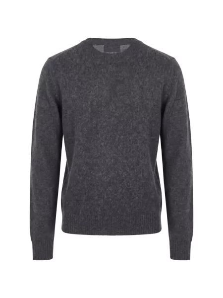 Pulover Piacenza Cashmere din cașmir gri