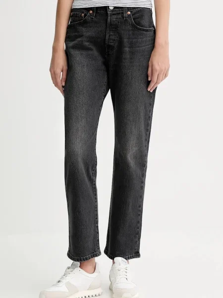 Дънки Levi's CURVE с висока талия черно