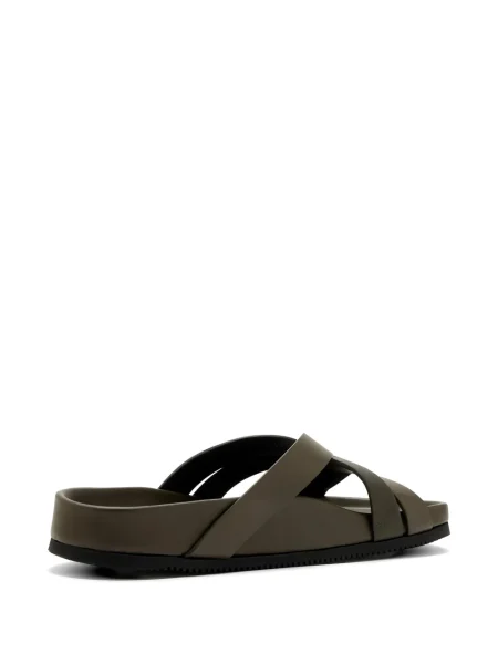 Papuci Tom Ford cu bretele verde