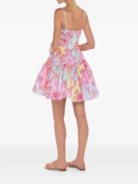 Rochie mini Mary Katrantzou cu model floral cu imagine