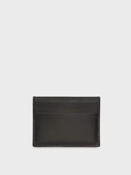 Кожаный кошелек Calvin Klein черный