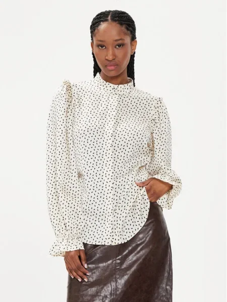 Bruuns Bazaar Bluză Acacia Fria Écru