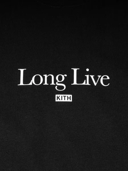 Lung tricou Kith negru