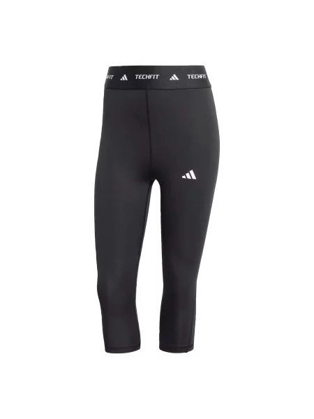 ADIDAS PERFORMANCE Pantaloni sport Capri negru alb