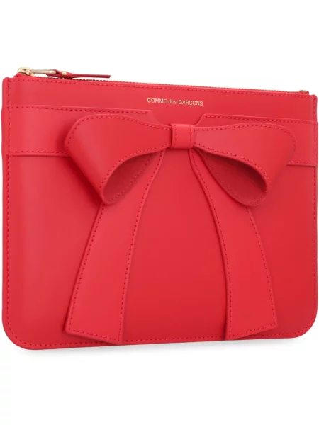 Portfel Comme Des Garcons skórzany czerwony