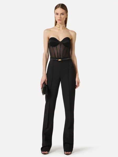 Топ Elisabetta Franchi чорний
