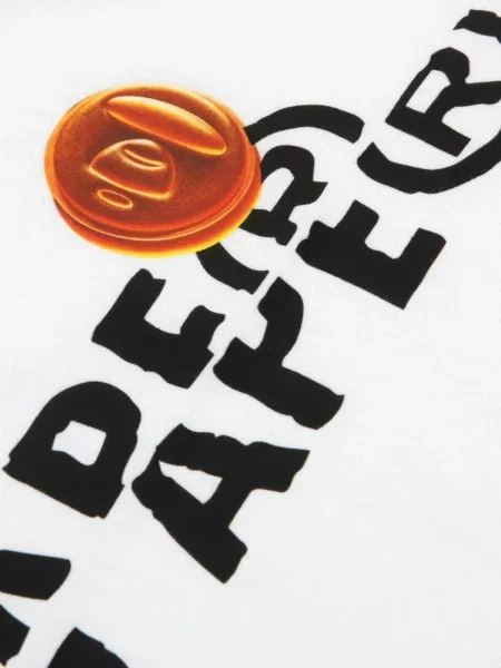 Tricou Aape By A Bathing Ape cu imagine alb