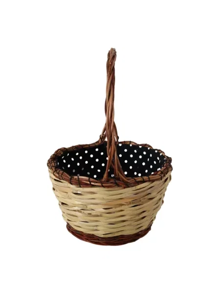 Torebka Dolce And Gabbana pleciona beżowa