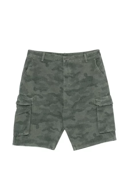 Maskáčové šortky cargo Daily Paper zelené