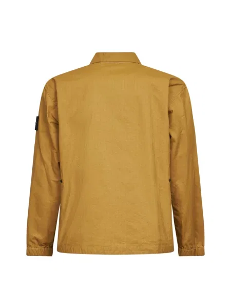 Lekka kurtka Stone Island z kamieniami żółta