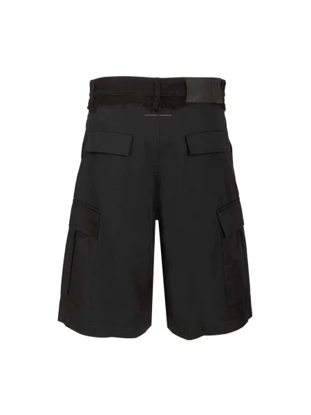 Szorty cargo Mm6 Maison Margiela czarne