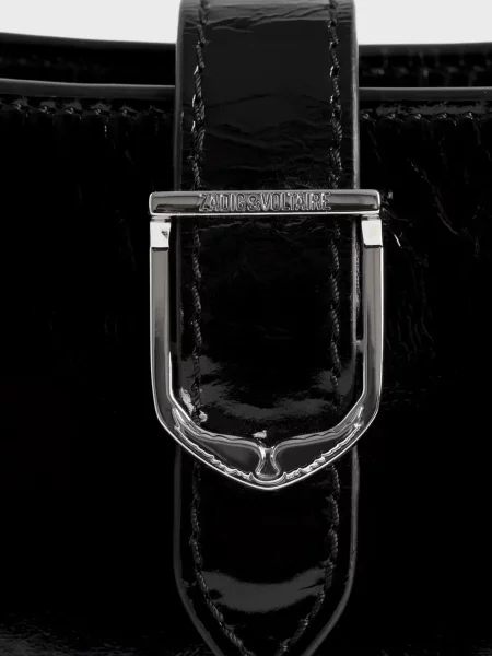 Кожаная сумка Zadig&voltaire черная