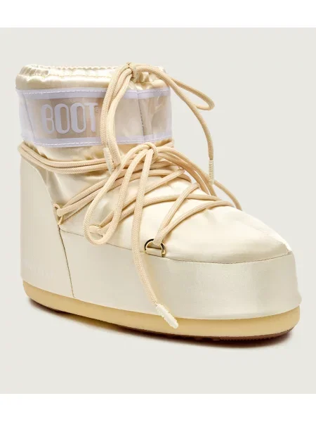 Cizme De Zăpadă Pentru Femei Moon Boot Icon Low Pearly alb