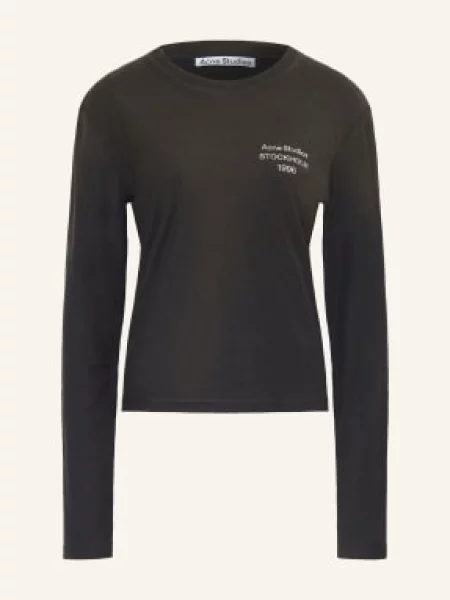 Acne Studios Tričko S Dlouhým Rukávem olivová