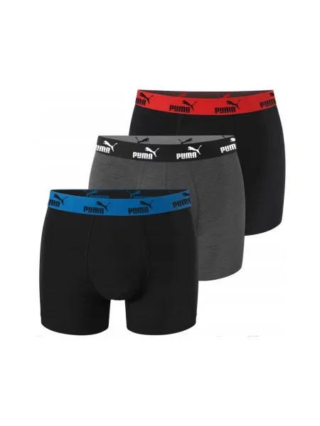 Bokserki majtki Puma Boxershorts szare