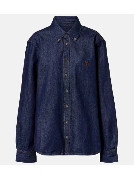 Cămașă Ami Paris albastru