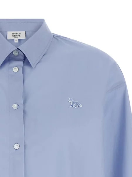 Koszula dziecięca Maison Kitsune niebieska