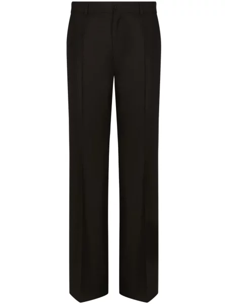 Pantaloni Dolce & Gabbana de lână negru