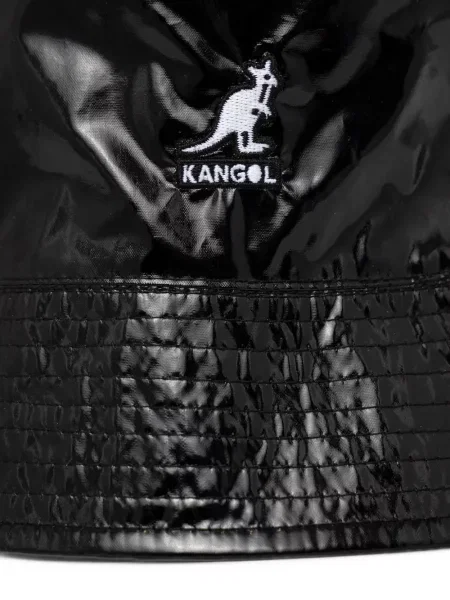 Reversibil pălărie Kangol cu broderie negru