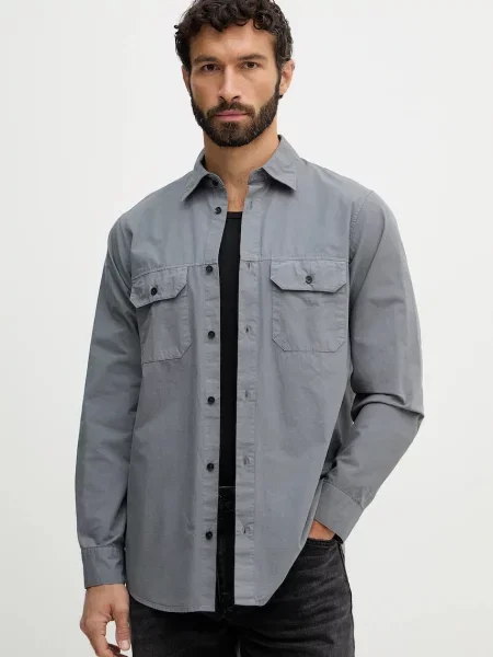 Armani Exchange cămașă din gri