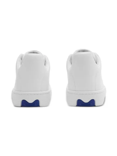Sneakersy Burberry skórzane białe