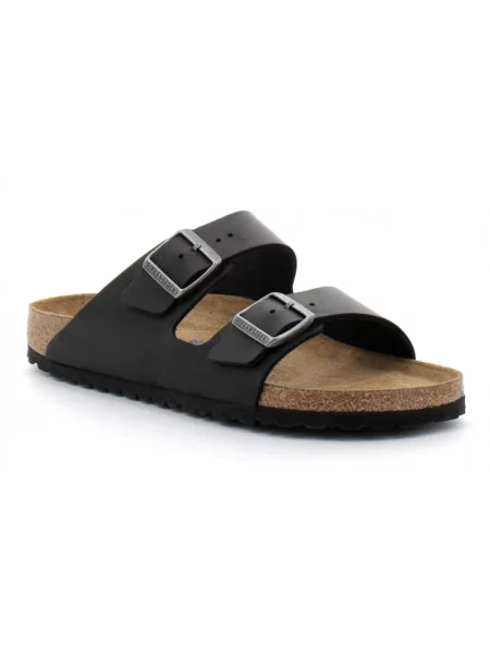 Klapki Birkenstock zamszowe czarne