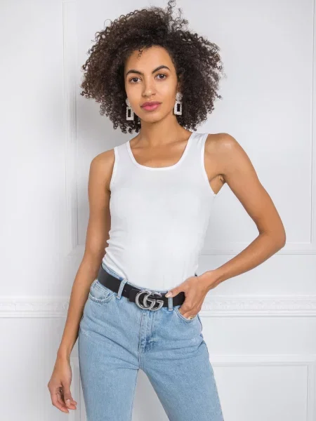 Tricou Fashionhunters alb
