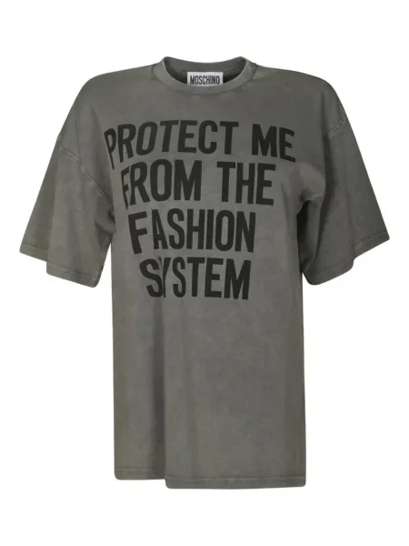 Tricou Moschino cu imagine gri