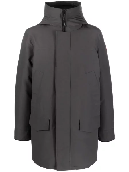 Palton Canada Goose cu glugă gri