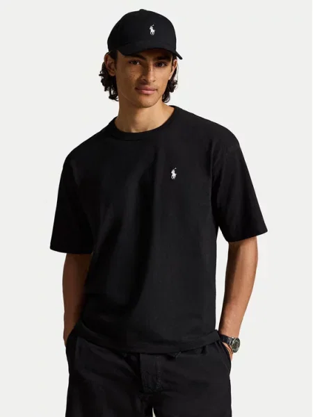 Polo Ralph Lauren oversize kratka majica črna