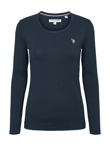 U.S. POLO ASSN. Top tengerészkék / cappuccinobarna / piros fehér