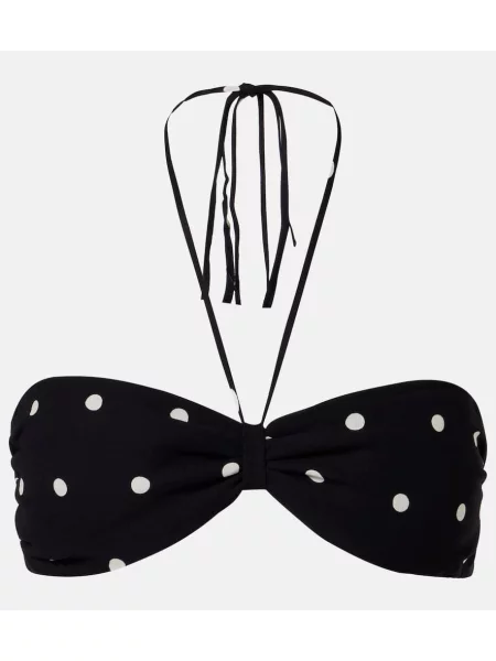 Top Adriana Degreas w grochy czarny