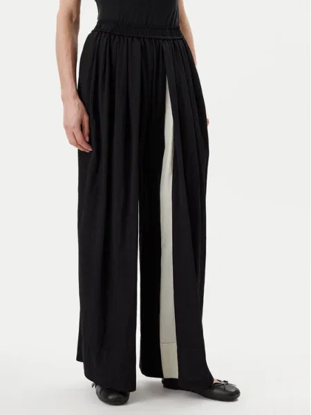 Eleh Pantaloni palazzo negru