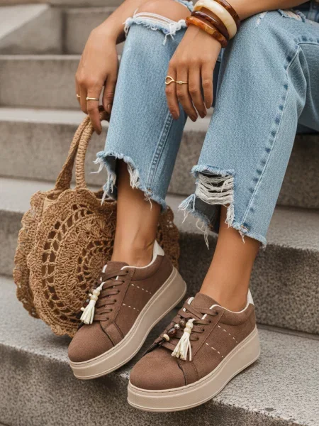 Teniși Dstreet maro