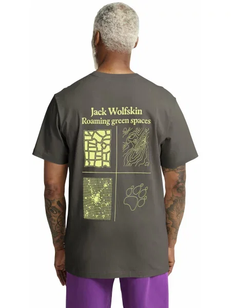 Футболка Jack Wolfskin коричневий